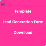 Lead Generation Form Templace